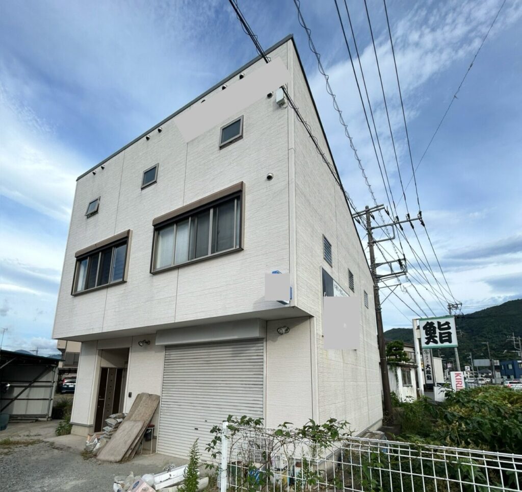 神奈川県　大井町　サイディング外壁　塗装工事　艶消し
