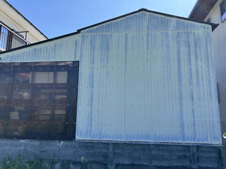 塗装前 羽目板 トタン塗装 小田原市 二宮町 山北町 中井町