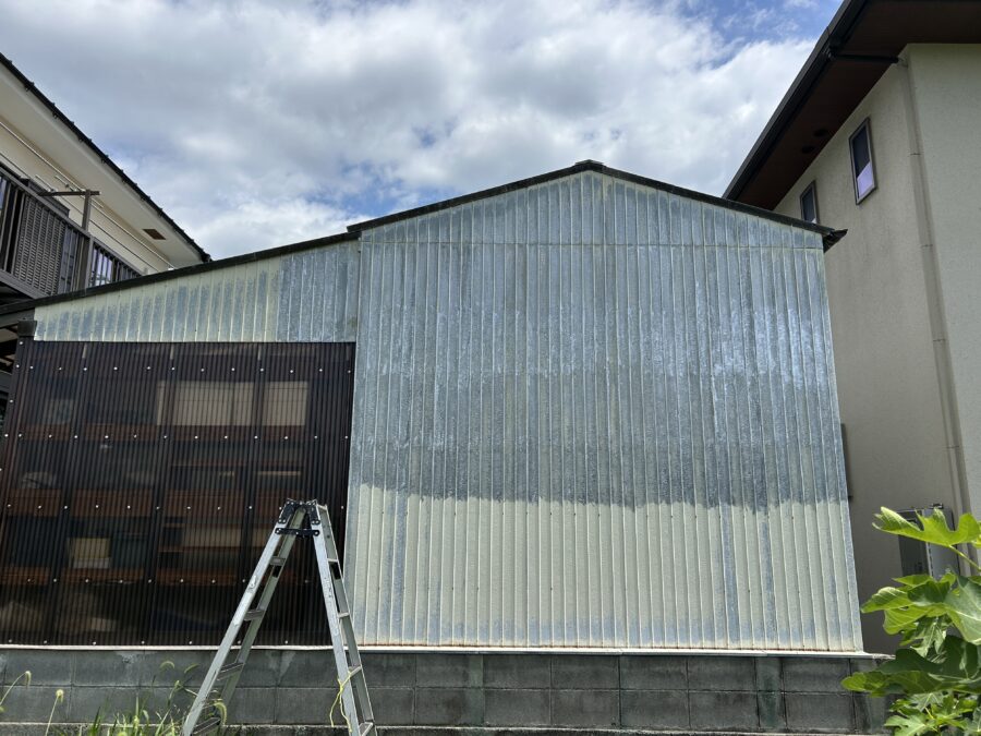 羽目板 ケレン 研磨 カップワイヤー 大井町 足柄上郡 目荒し